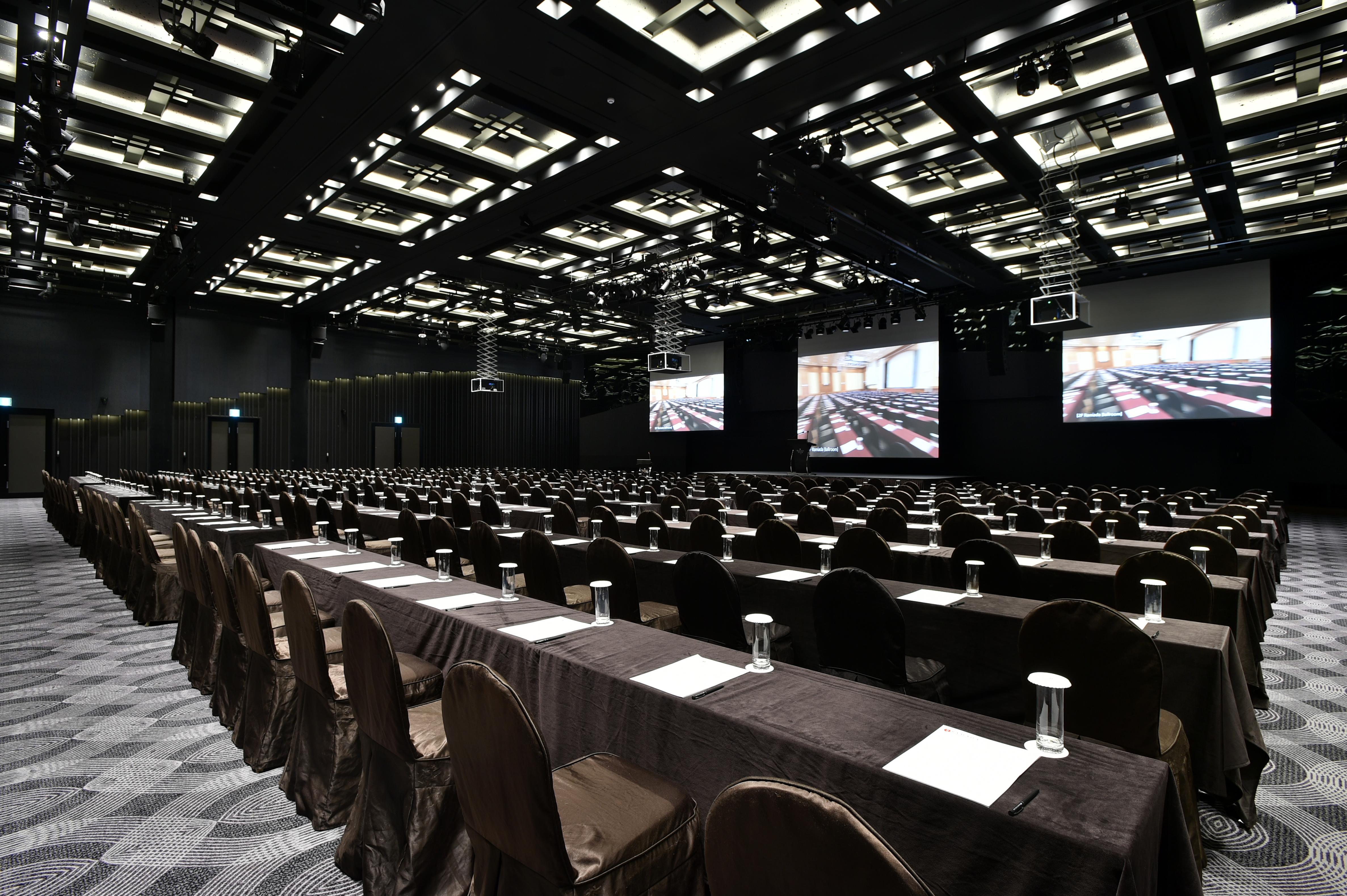 Hotel Ramada Plaza By Wyndham Jeju Ocean Front Exteriér fotografie The 2018 World Conference Center